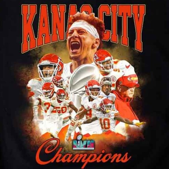Sweatshirt Kansas City Football LVII Champions 2022 2023 Sweatshirt 05 - Picture 2 of 5